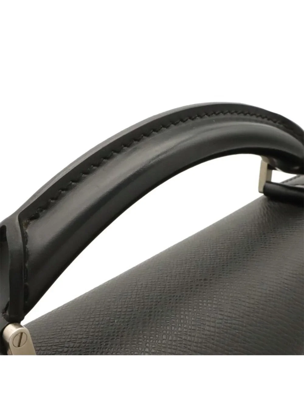 Louis Vuitton Taiga Document Purse Briefcase Business Leather Ardoise Black